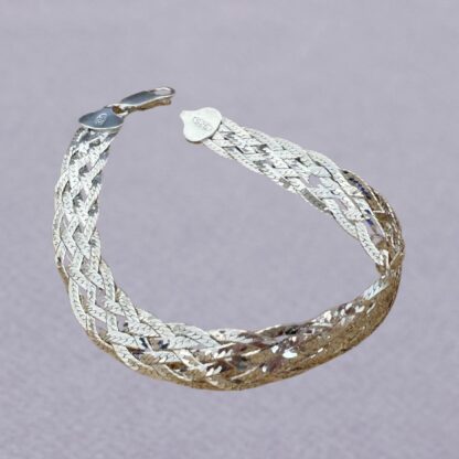 Pulseira Trançada Prata 925 - Image 2