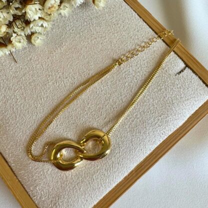 Pulseira infinito banhada a ouro 18k - Image 2