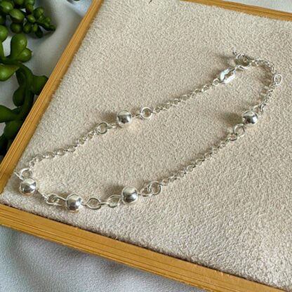 Pulseira com bolinhas Prata 925